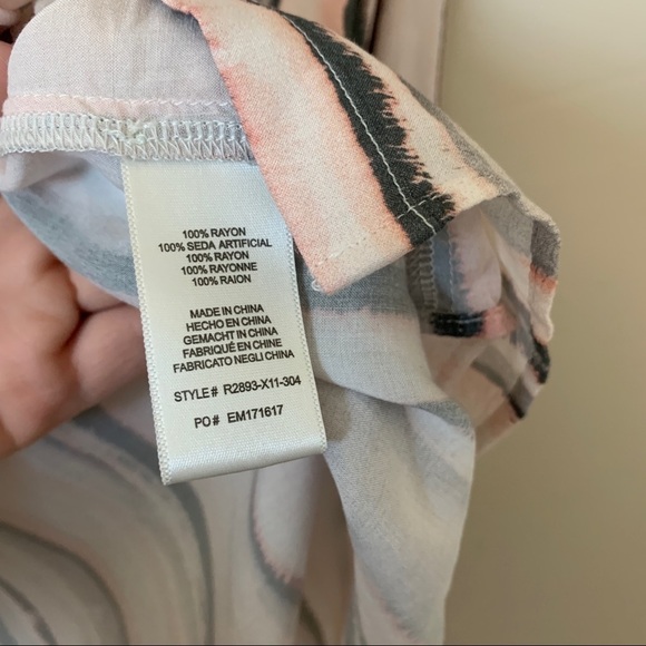 Cloth & Stone Anthropologie Stripe Button Down Long Sleeve Top Size S - Picture 5 of 6